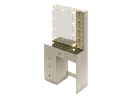 Tocador Organizador Cassia Con Espejo Despegable